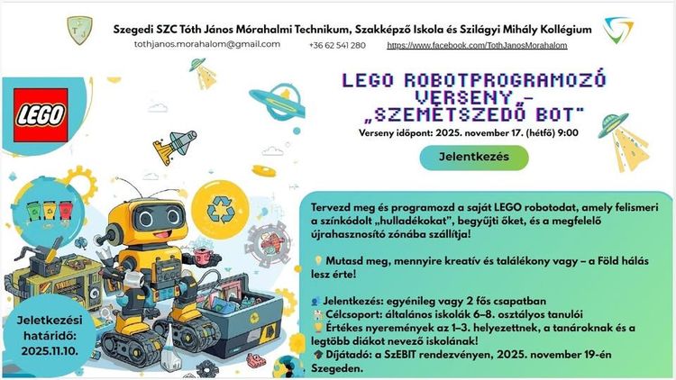 Van otthon egy lego robotod?