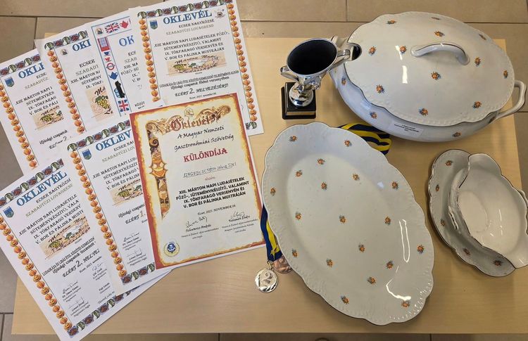 Nagyon sok versenyen jártunk már, sok szép díj és serleg sorakozik az iskolai vitrinekben.