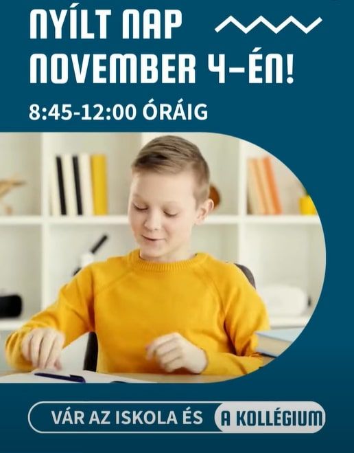 Nyíltnap November 4-én!