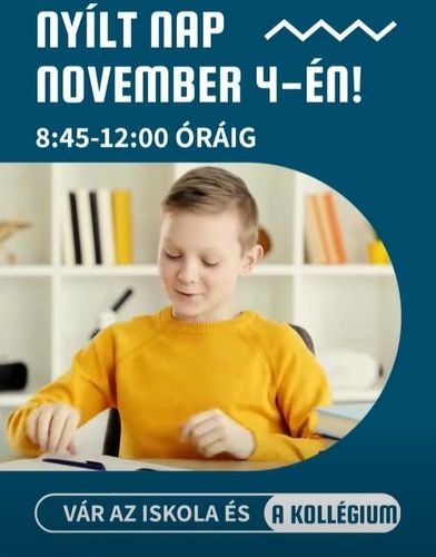 Nyíltnap November 4-én!